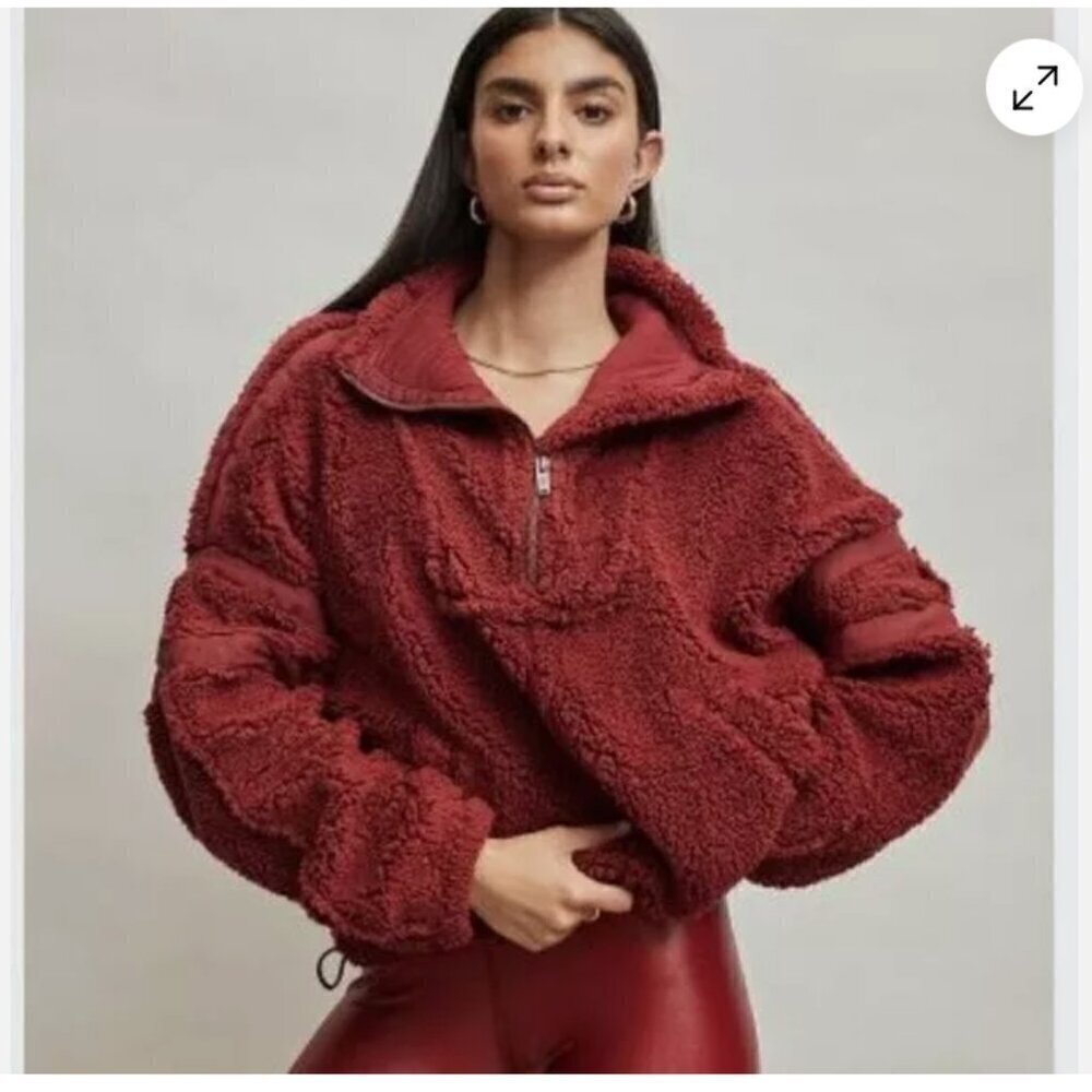 Free People Movement Nantucket Fleece Oversized Jacket Women's XS
